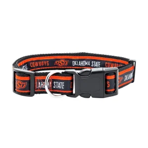 Pets First NCAA Oklahoma State Satin Dog Collar