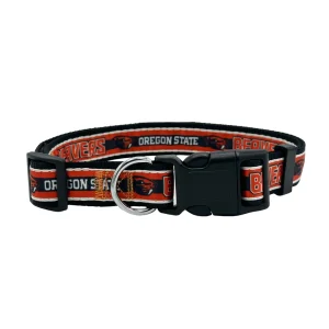 Pets First NCAA Oregon State Satin Dog Collar