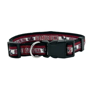 Pets First NCAA South Carolina Satin Dog Collar