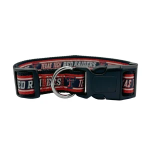 Pets First NCAA Texas Tech Satin Dog Collar