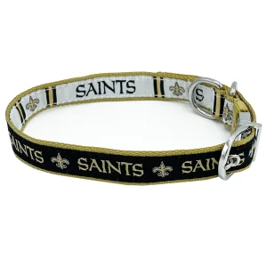Pets First New Orleans Saints Reversible Dog Collar