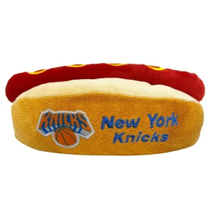 Pets First New York Knicks Plush Hot Dog Dog Toy