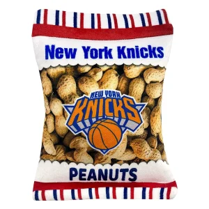 Pets First New York Knicks Plush Peanut Bag Dog Toy