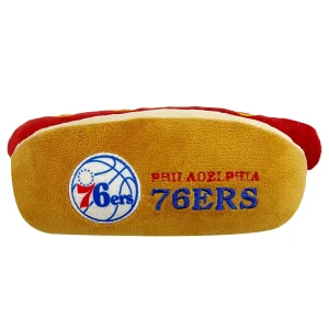 Pets First Philadelphia 76ers Plush Hot Dog Dog Toy