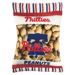 Pets First Philadelphia Phillies Plush Peanut Bag Dog Toy