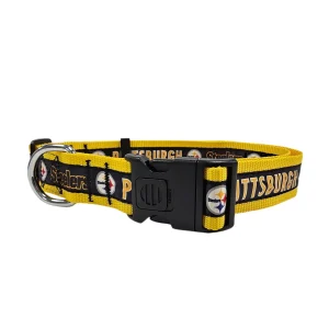 Pets First Pittsburgh Steelers Satin Collar