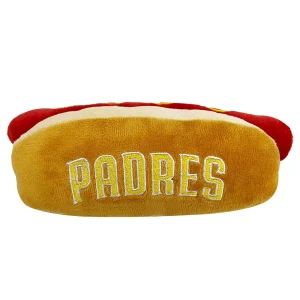 Pets First San Diego Padres Plush Hot Dog Dog Toy