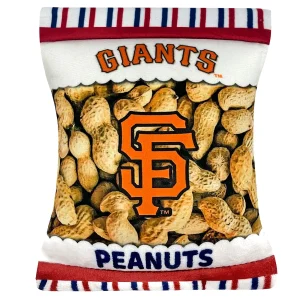 Pets First San Francisco Giants Plush Peanut Bag Dog Toy