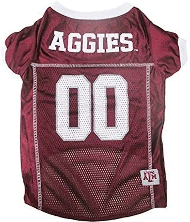 Pets First Texas A & M Mesh Jersey for Dogs