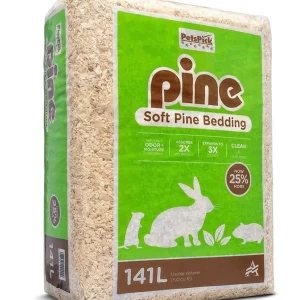 Pet's Pick Kiln Dried Soft Pine Bedding - Pine - 141 L