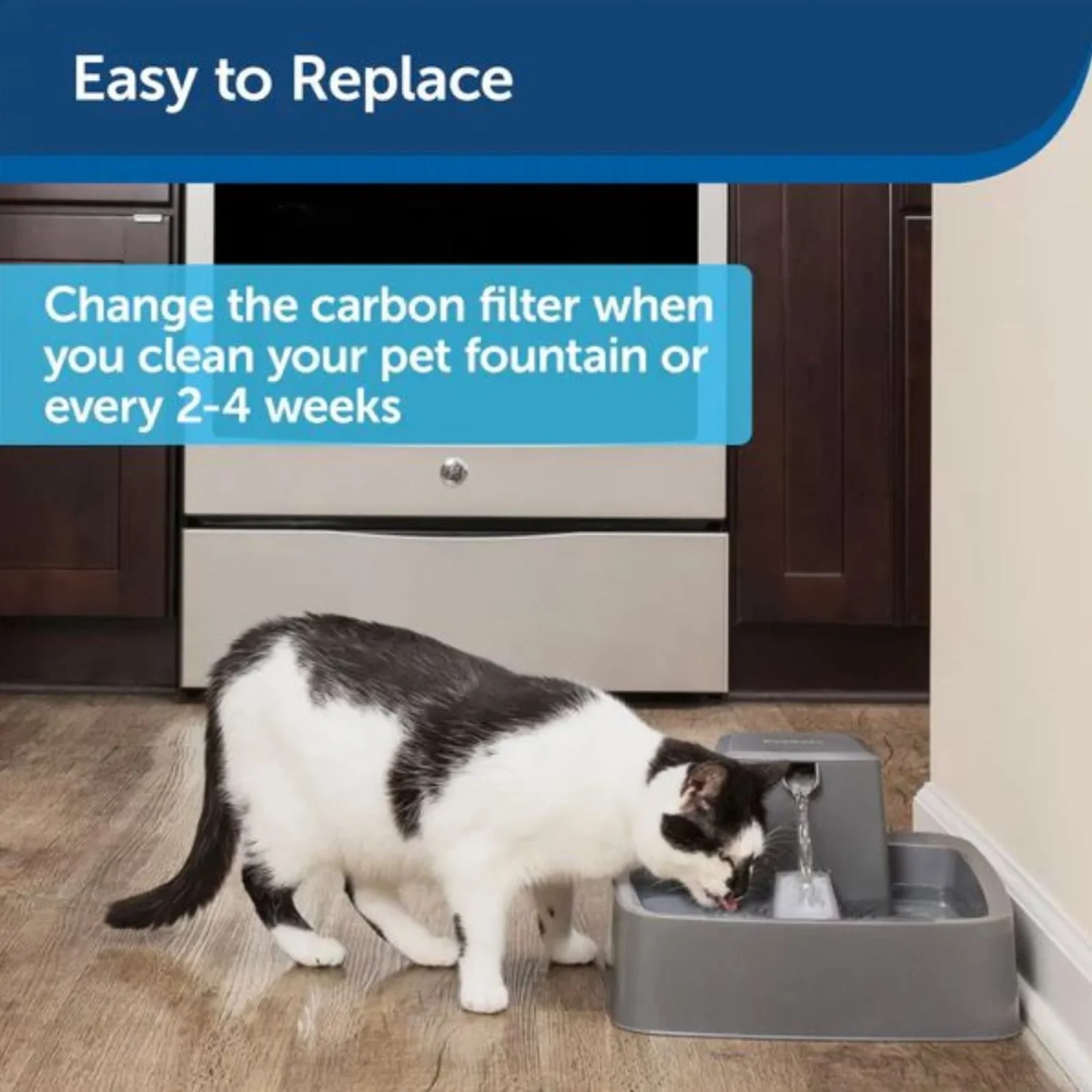 PetSafe Dog & Cat Drinkwell Replacement Carbon Filters Ceramic Fountains, 4-Count - Image 2