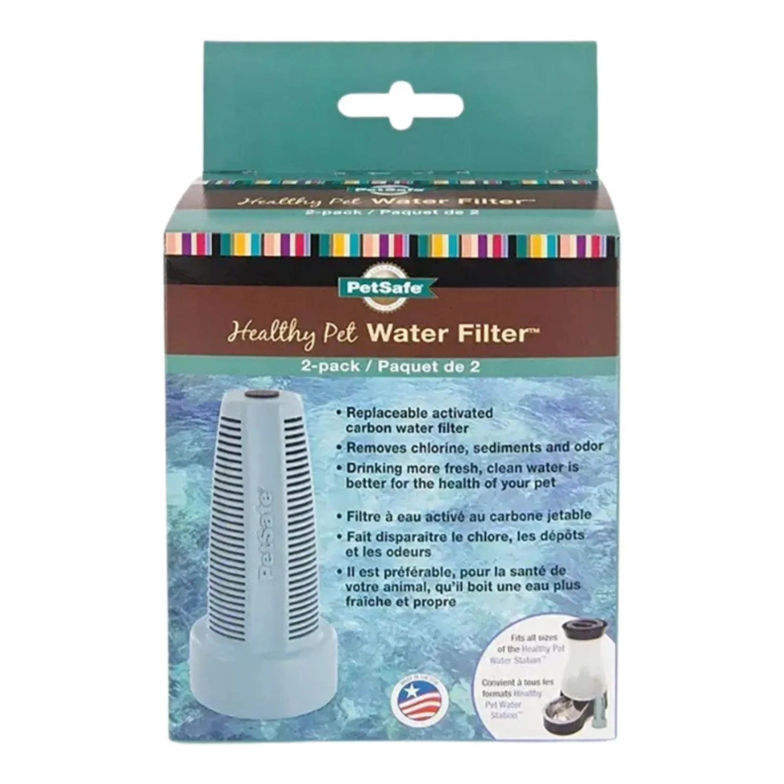 PetSafe Dog & Cat Healthy Water Filter, 2-Count