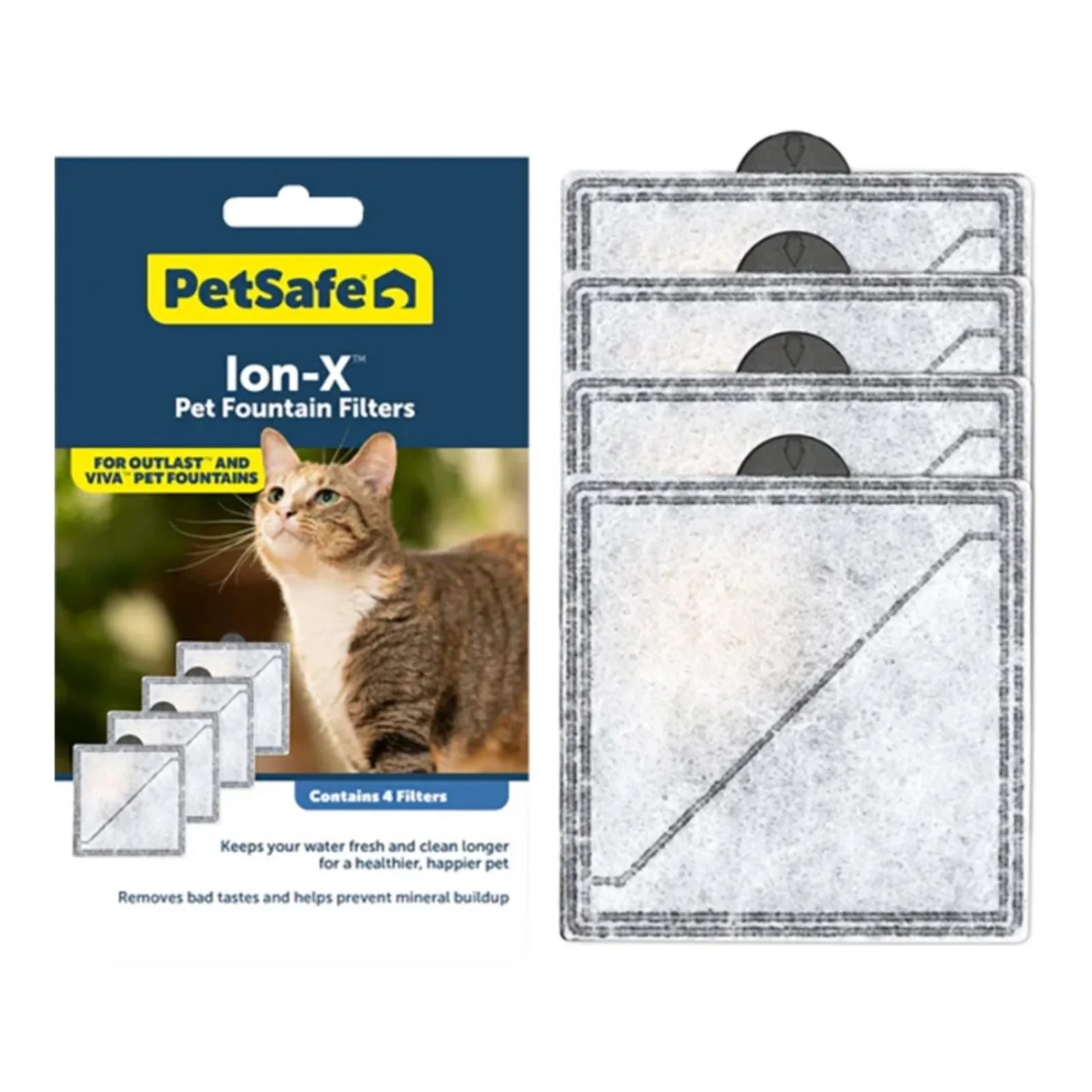 PetSafe Dog & Cat Ion-x Filter, 4-Count