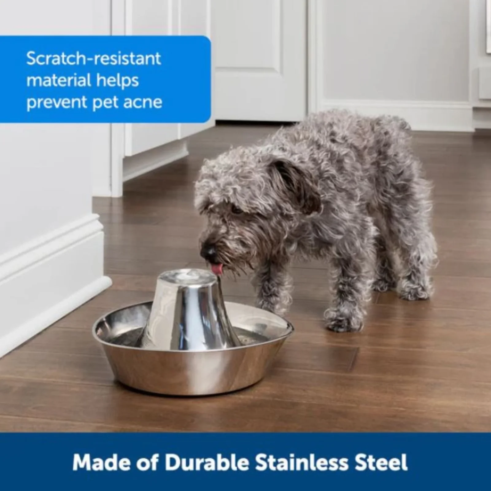 PetSafe Dog & Cat Seaside Stainless Fountain - Image 2