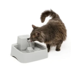 PetSafe® Drinkwell® Automatic Dog & Cat Pet Fountain Waterer, Includes Filter, Gray, 0.5 GAL, 1 GAL