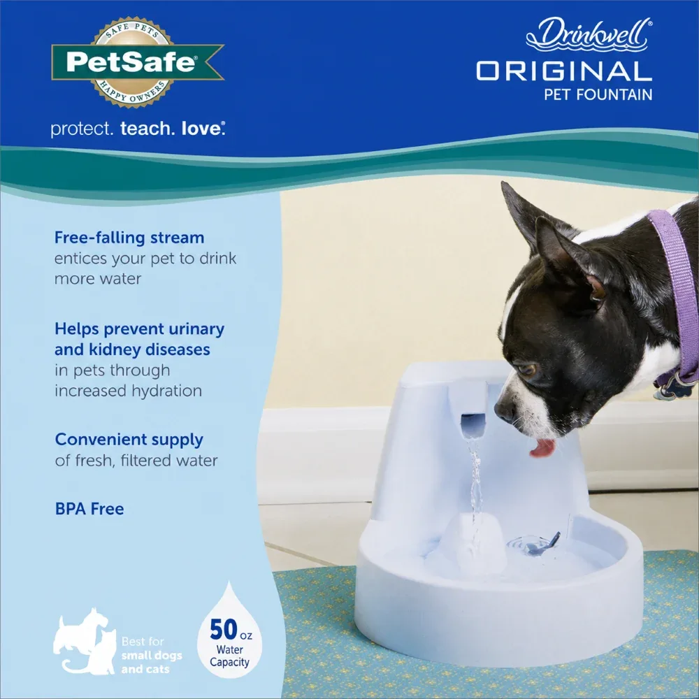 PetSafe Drinkwell Original Pet Fountain for Dogs and Cats - Image 2