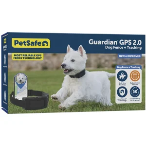 PetSafe® Guardian GPS 2.0 Portable Wireless Dog Fence + E-Collar Dog Tracking - Dogs 10lbs+
