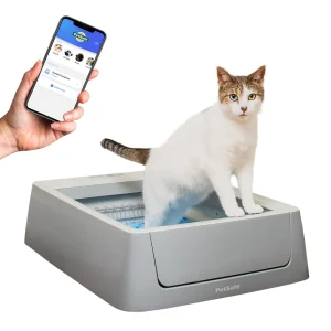 PetSafe® ScoopFree® Crystal Smart Self-Cleaning Litter Box - Includes 1 Disposable Litter Tray