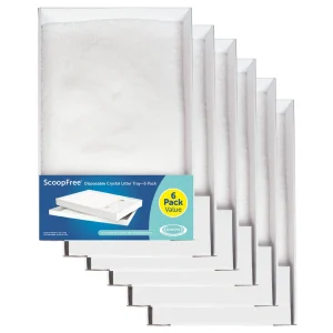 PetSafe® ScoopFree® Low-Tracking Crystal Litter Refill Tray, Fragrance-Free Odor Control- 6 Pk