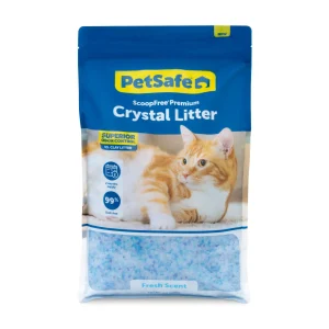 PetSafe® ScoopFree Premium Fresh Crystal Cat Litter, Low-Tracking & Lightweight Litter, Blue