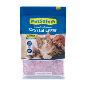 PetSafe® ScoopFree Premium Fresh Crystal Cat Litter, Low-Tracking & Lightweight Litter, Lavender