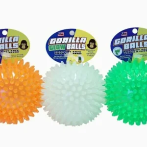 Petsport USA Gorilla Ball Dog Toy Assorted, 4 in, Large