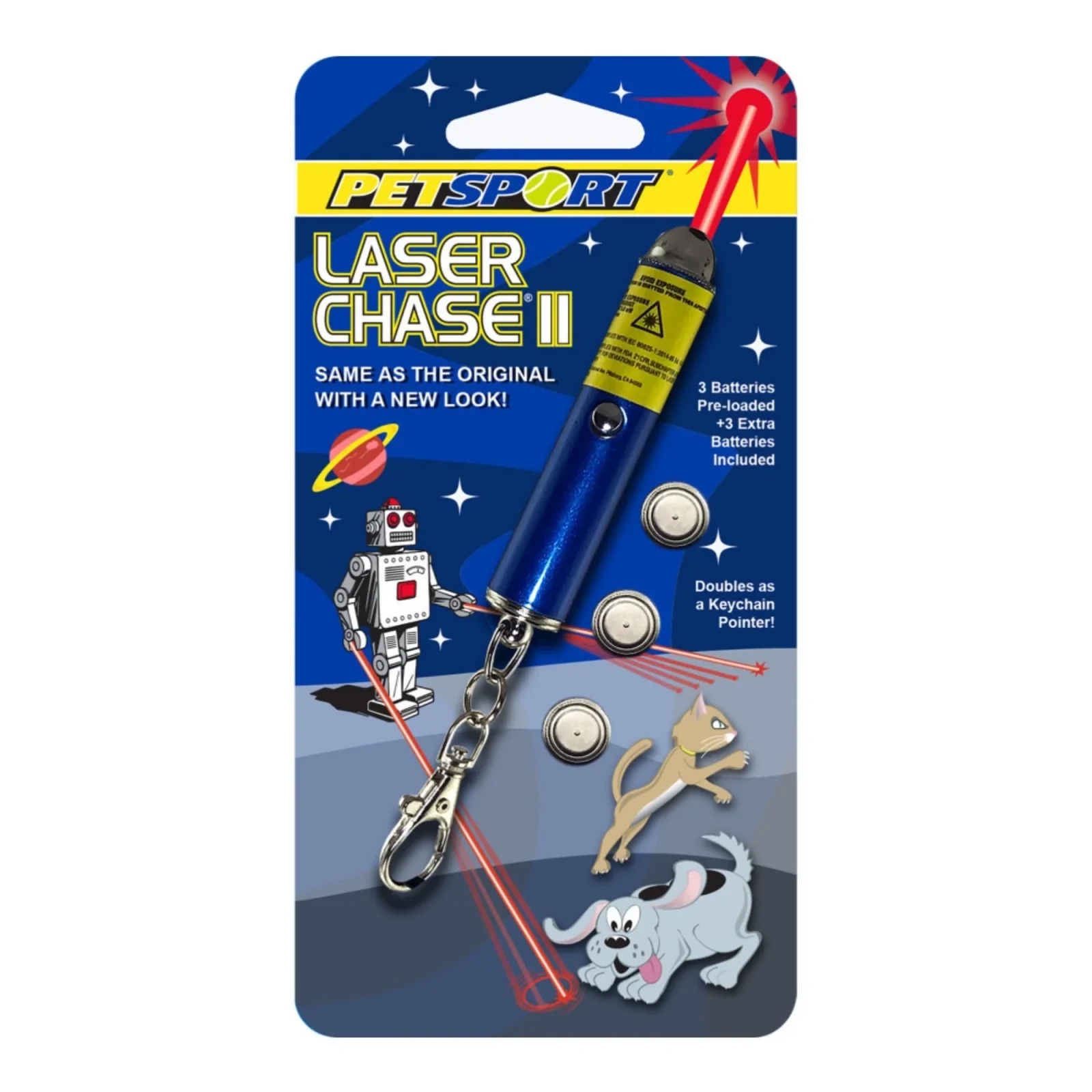 Petsport USA Laser Chase II Dog Toy Assorted 6 ct