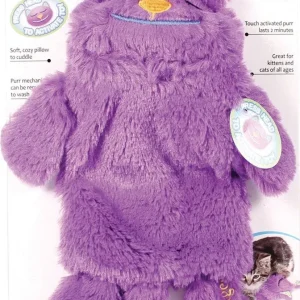 Petstages Purr Pillow Kitty Cat Toy Violet 1ea