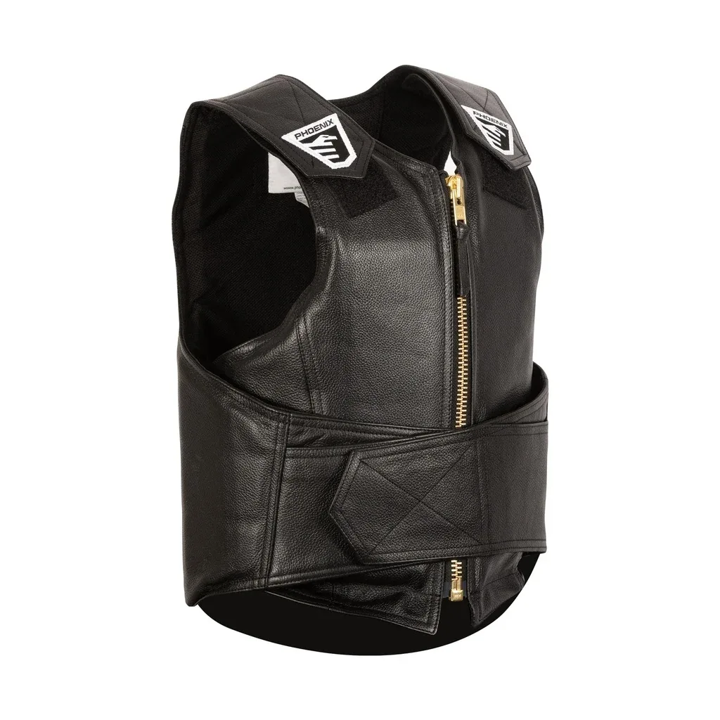 Phoenix Rough Rider Leather Protective Rodeo Vest - Image 2