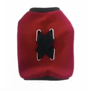 PIESKY | Maroon Cross Top