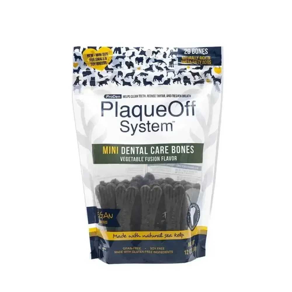 PlaqueOff Dental Care Bones Vegetable Fusion Mini