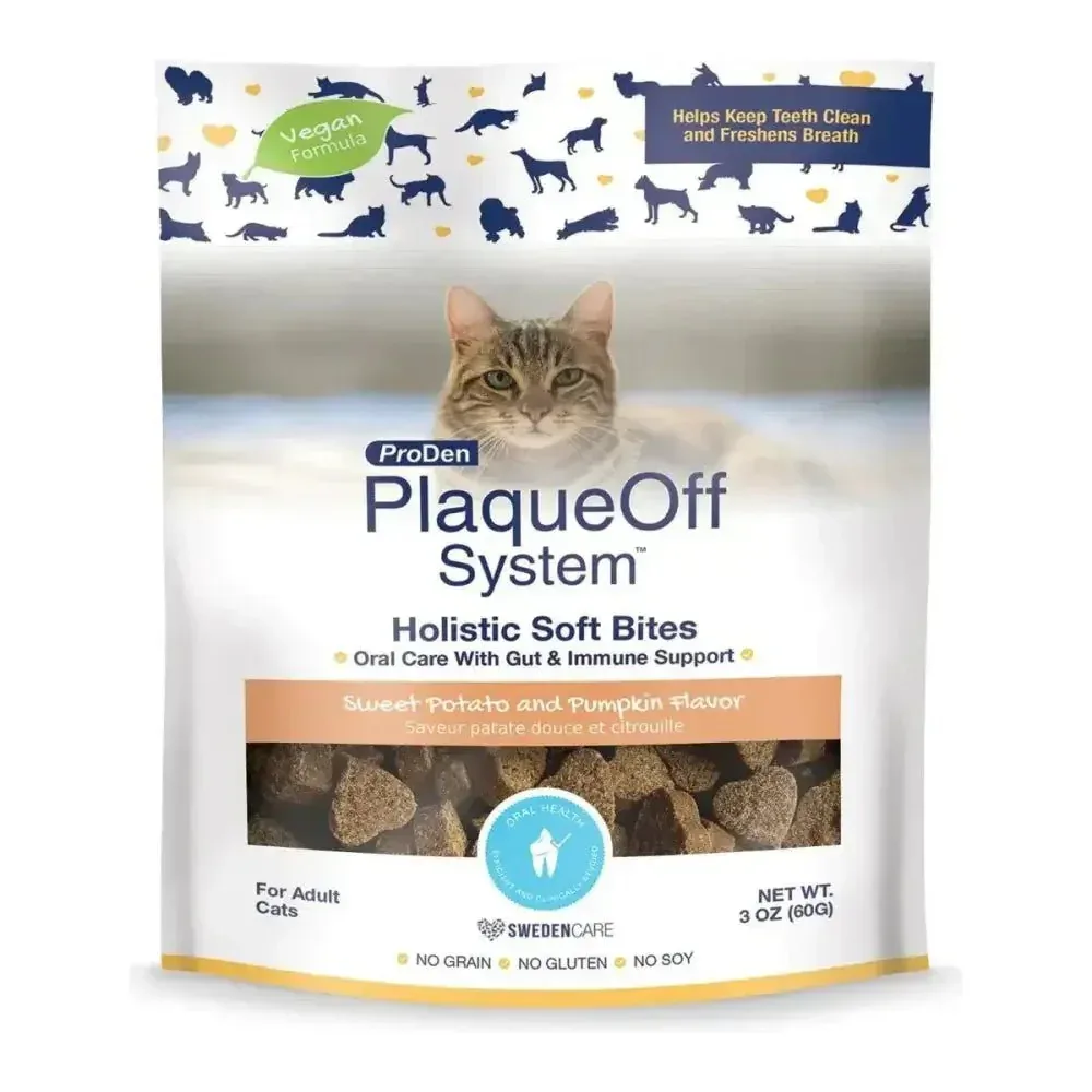 PlaqueOff Holistic Soft Bites CAT Oral Care with Gut & Immune Support