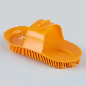 Plastic Curry Comb Amber