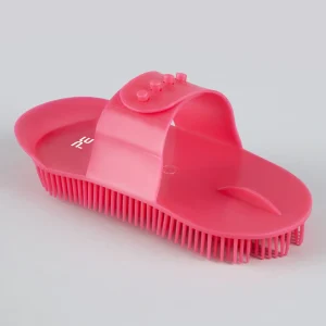 Plastic Curry Comb Fuchsia