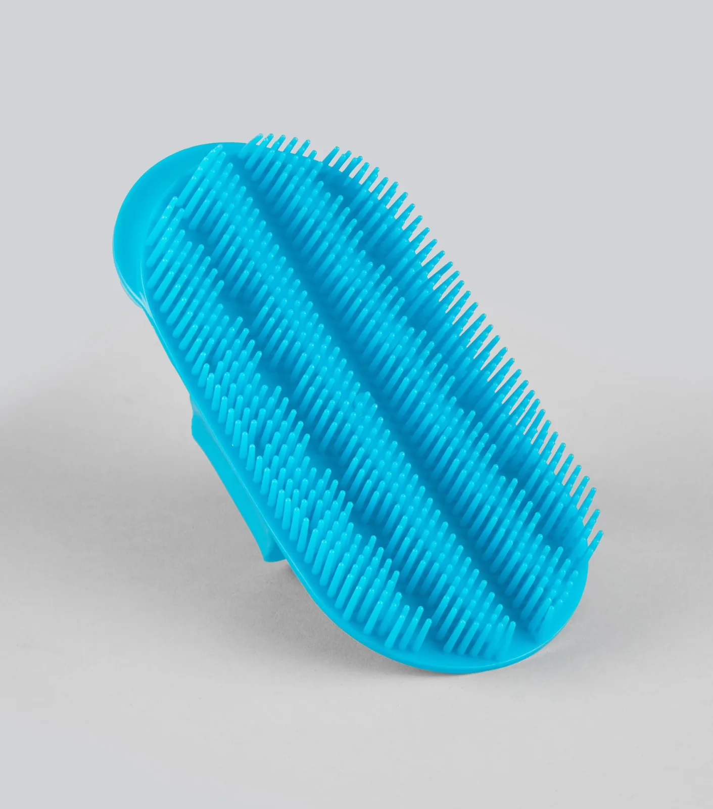 Plastic Curry Comb Peacock Blue - Image 2