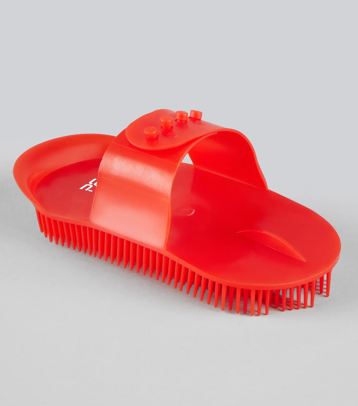 Plastic Curry Comb Red