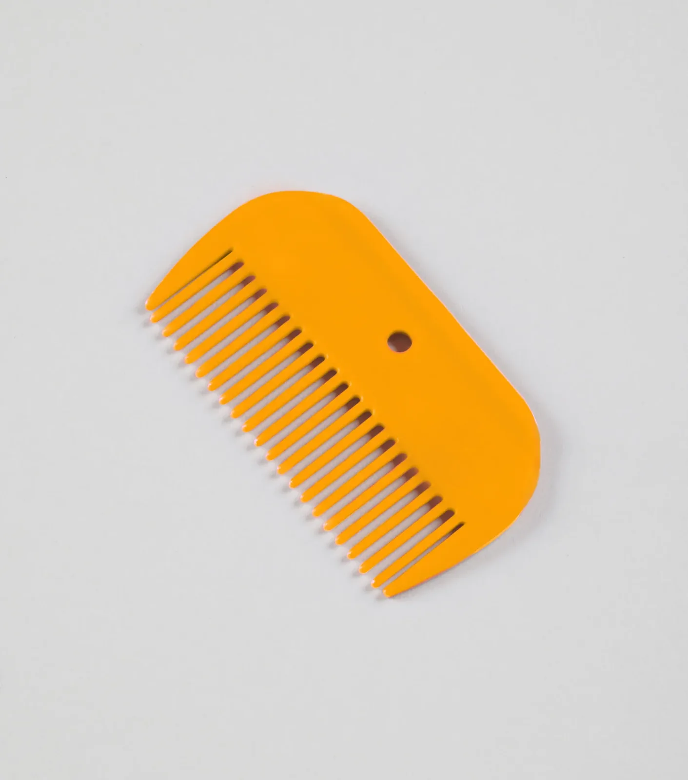 Plastic Mane Comb Amber