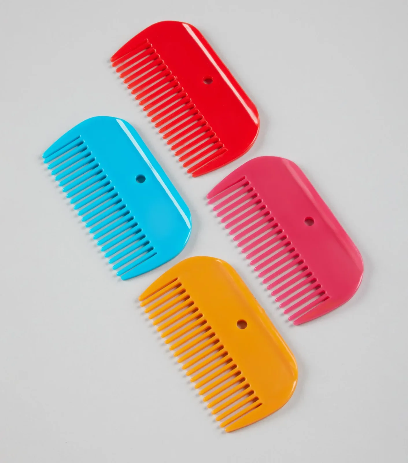 Plastic Mane Comb Peacock Blue - Image 2