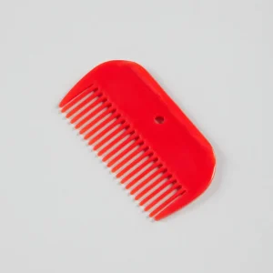 Plastic Mane Comb Red