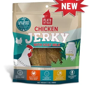 Plato Dog Jerky Chicken With Goat's Milk 7oz.