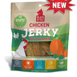 Plato Dog Jerky Chicken With Pumpkin 7oz.