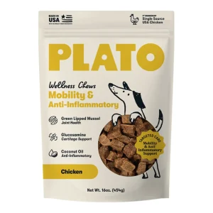 Plato Dog Mobility & Anti-Inflammatory Wellness Chews, 16oz