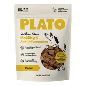 Plato Dog Mobility & Anti-Inflammatory Wellness Chews, 8oz