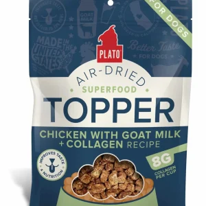 Plato Dry Dog Food Topper Chicken with Goat Milk & Collagen Recipe