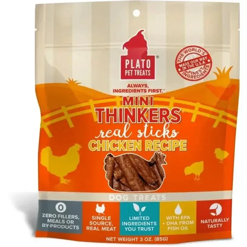 Plato Mini Thinkers Chicken Recipe Dog Treats