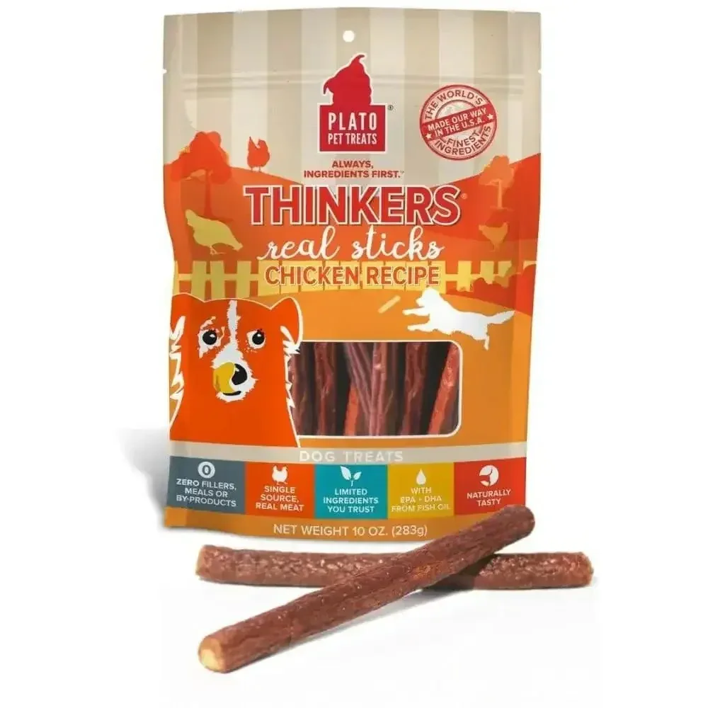 Plato Thinkers Chicken Dog Treats