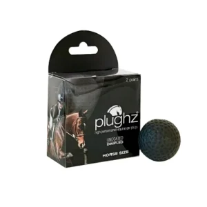 Plughz Uncoated Dimpled Equine Ear Plugs