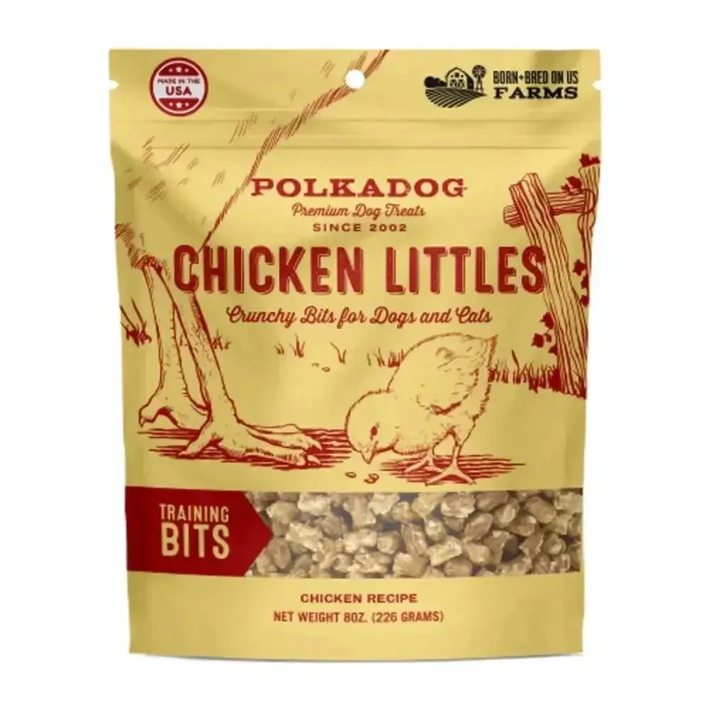 Polka Dog Chicken Littles Training Bits 8oz Bag