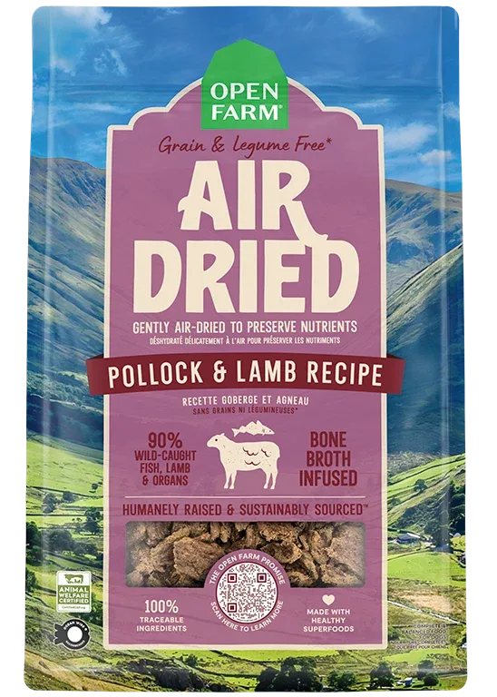 Pollock & Lamb Air Dried Recipe for Dogs