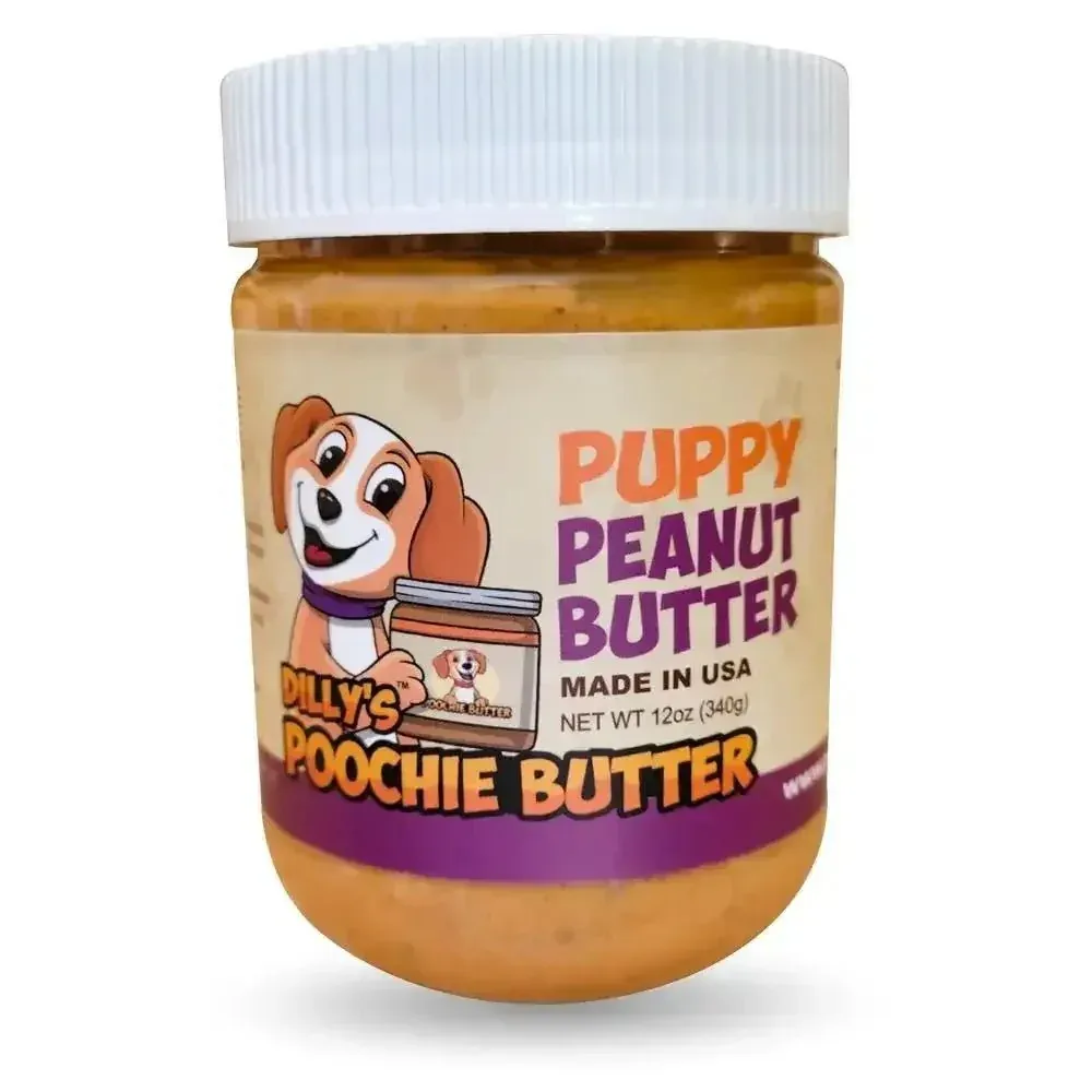 Poochie Butter Puppy Peanut Butter 12oz - Healthy Treat for Your Puppy